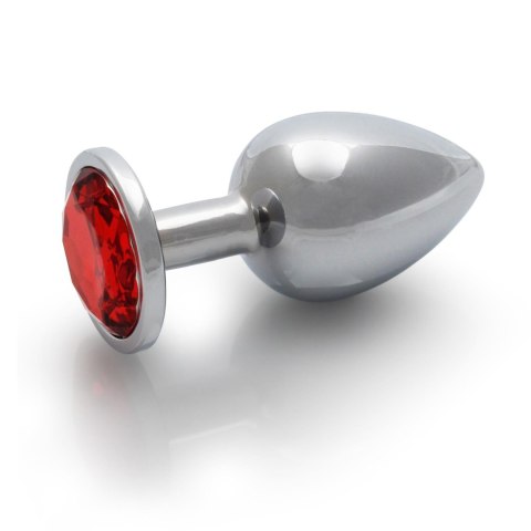 Duży aluminiowy korek analny z klejnotem Ouch! 8 cm Ouch!
