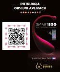 Jajko wibrujące Smart Egg B Series z aplikacją silikonowe USB B - Series Smart