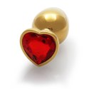Korek analny Heart Gem Ouch średni 7 cm Ouch!