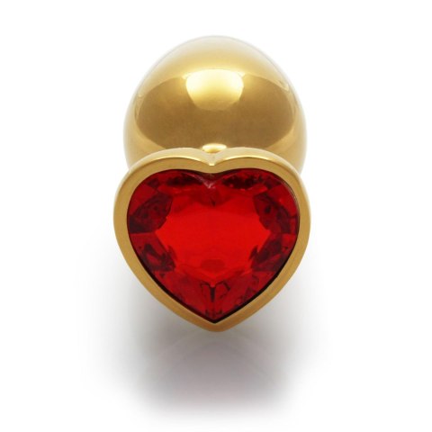 Korek analny Heart Gem duży złoty Ouch 8 cm Ouch!