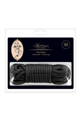 Lina bondage Sweet Caress czarna bawełniana 10m Sweet Caress