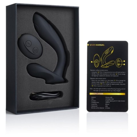 Masażer prostaty Rebel INTY Toys silikonowy z pilotem USB 10 trybów INTY Toys