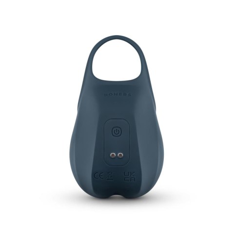 Pierścień wibrujący Boners z workiem na jądra niebieski USB Boners