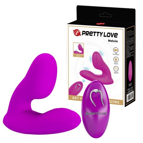 Stymulator łechtaczki Pretty Love Melvin dwusilnikowy 12 funkcji pilot Pretty Love