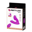 Stymulator łechtaczki Pretty Love Melvin dwusilnikowy 12 funkcji pilot Pretty Love