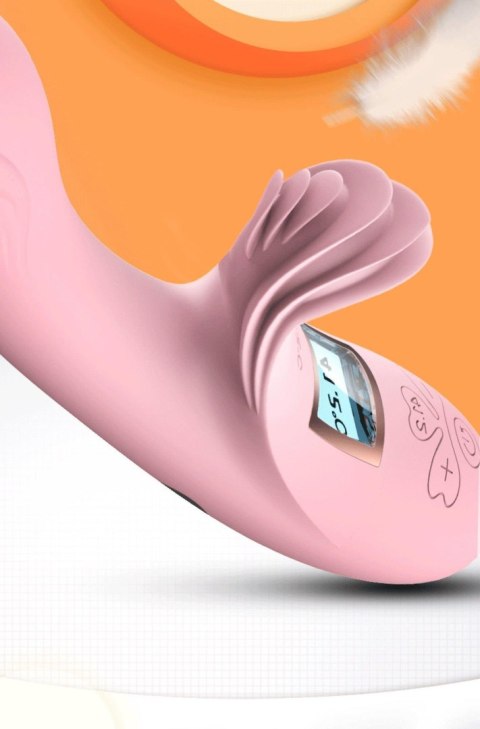 Wibrator Lilo dwusilnikowy silikonowy podgrzewany fioletowy USB B - Series Lyla
