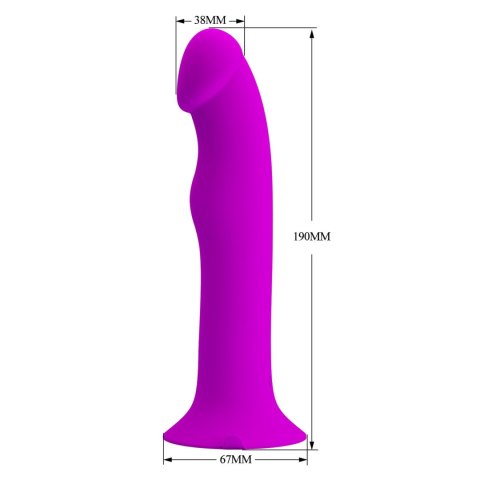 Wibrator analny Pretty Love Murray fioletowy 12 wibracji przyssawka Pretty Love