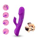 Wibrator króliczek Rubberco fioletowy silikonowy 9 wibracji wodoodporny B - Series Joy
