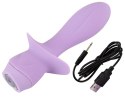 Wibrator mini Cuties fioletowy 4 USB Cuties