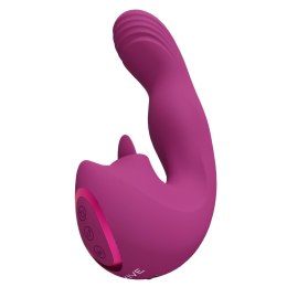 Wibrator punktu G Vive Yumi z ruchem palca i językiem USB Vive