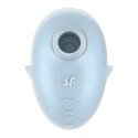 Stymulator łechtaczki Satisfyer Cutie Ghost niebieski USB wodoodporny Satisfyer