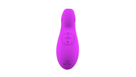 Wibrator króliczek Ella silikonowy podgrzewany posuwisty USB B - Series Power