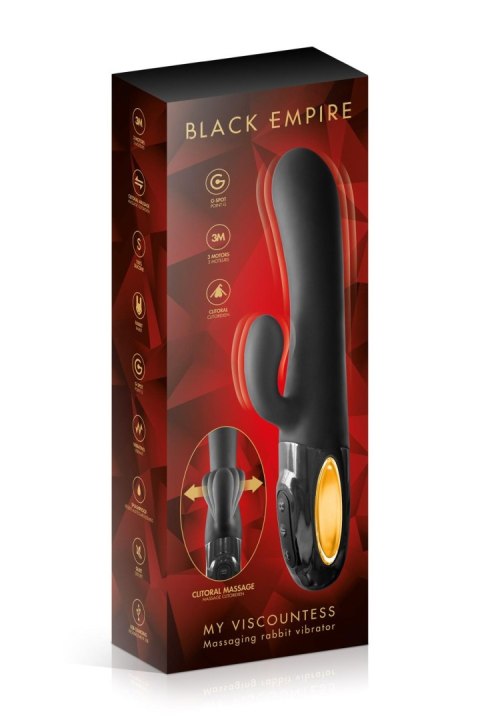 Wibrator króliczek My Viscountess Black Empire USB 21,8 cm Black Empire