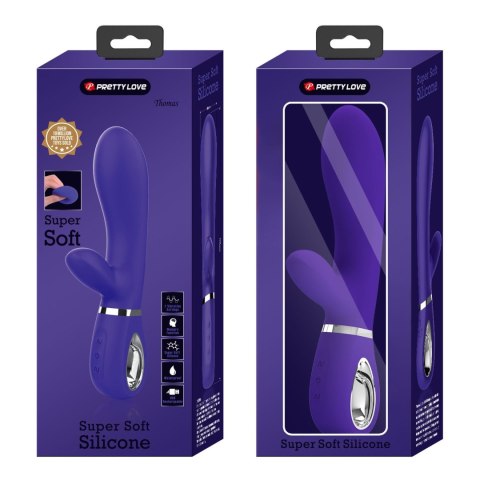 Wibrator króliczek punktu G Pretty Love Thomas fioletowy USB Pretty Love