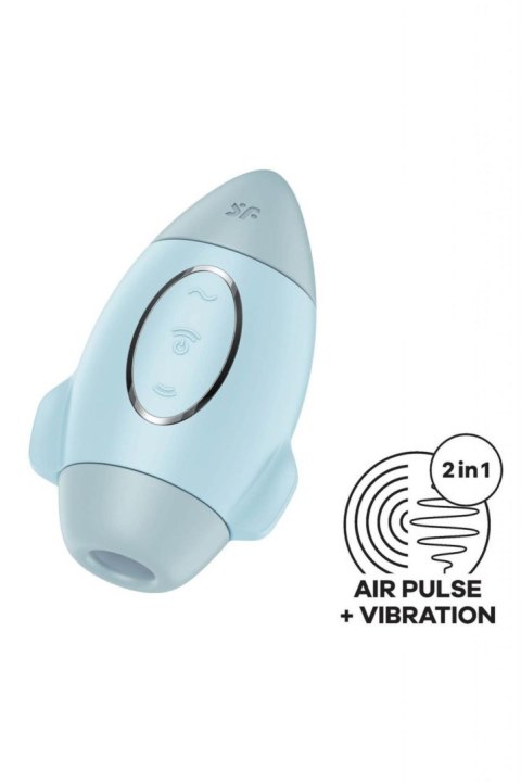 Wibrator z falami ciśnienia Satisfyer Mission Control niebieski Satisfyer