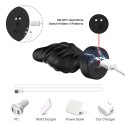 Wibrujący korek analny Limonster czarny 9 trybów USB wodoodporny B - Series Joy