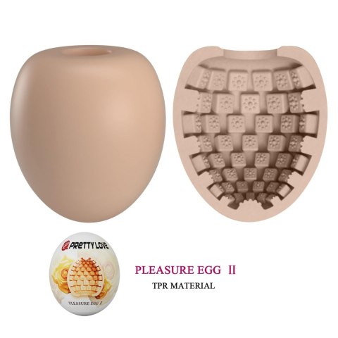 Masturbator realistyczny elastyczny Pretty Love Pleasure Egg II Pretty Love