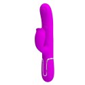 Wibrator króliczek Pretty Love Gigi fioletowy z lizaniem USB Pretty Love