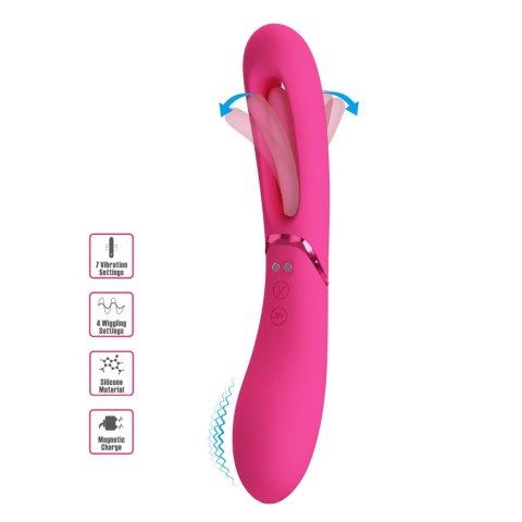 Wibrator punktu G Romance Lexie 7 wibracji 4 kołysania USB Romance