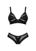 Komplet bielizny Chic Amoria Obsessive czarny XL 2XL Obsessive