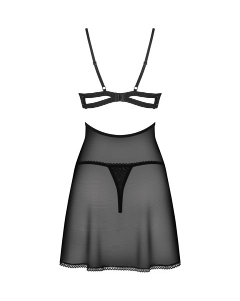 Koronkowe babydoll i stringi Nutris Obsessive XS/S Obsessive
