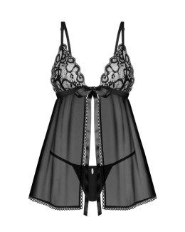 Koronkowy babydoll Blomentis z stringami Obsessive M/L Obsessive