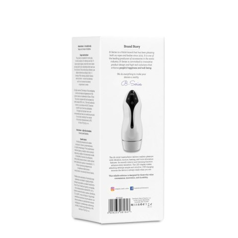 Kubek masturbacyjny z wibracją ssaniem podgrzewaniem USB B Series Lyla B - Series Lyla