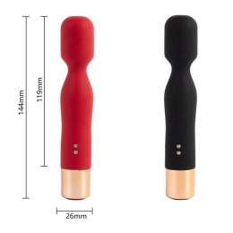 Masażer silikonowy USB czerwony 7 funkcji Lyla B - Series Lyla