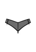 Stringi otwarte Obsessive Glandez czarne XL 2XL Obsessive