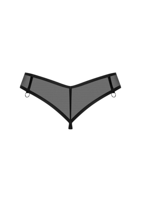 Stringi otwarte Obsessive Glandez czarne XL 2XL Obsessive