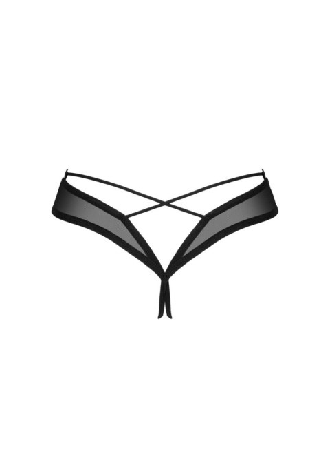 Stringi otwarte Roxelia Obsessive czarne XL/2XL Obsessive