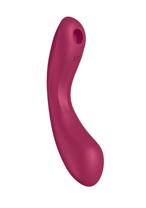 Wibrator silikonowy Satisfyer Curvy Trinity 1 czerwony USB Satisfyer