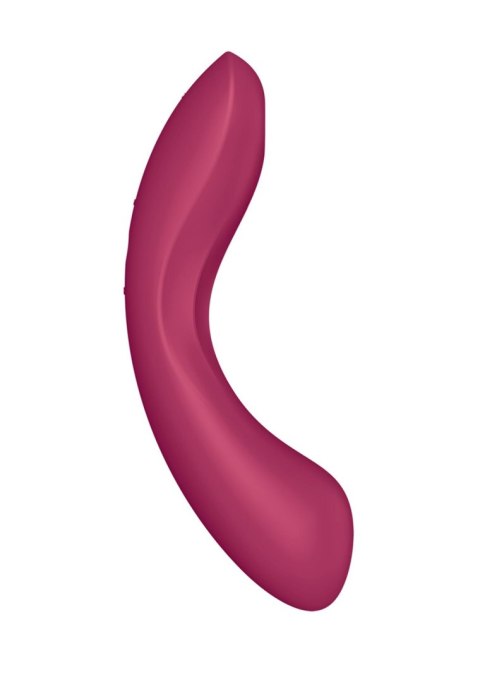 Wibrator silikonowy Satisfyer Curvy Trinity 1 czerwony USB Satisfyer
