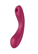 Wibrator silikonowy Satisfyer Curvy Trinity 1 czerwony USB Satisfyer