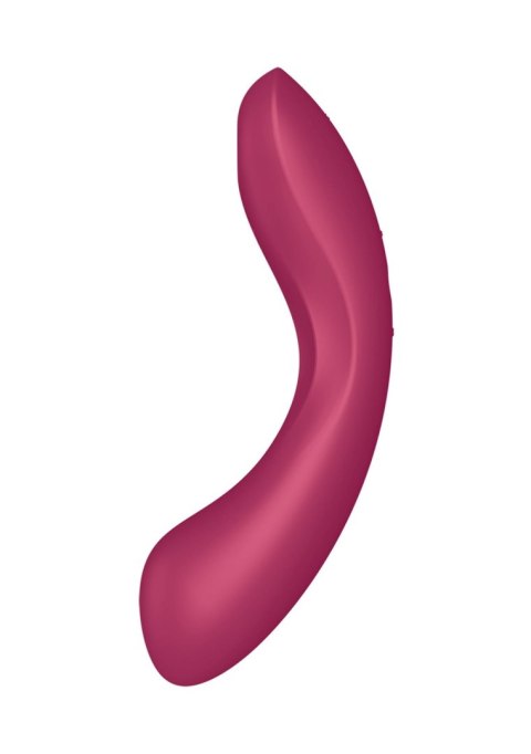 Wibrator silikonowy Satisfyer Curvy Trinity 1 czerwony USB Satisfyer