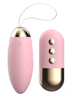Wibrujące jajko zdalne rozgrzewane Argus różowe silikonowe USB 8 cm Argus