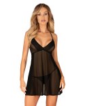 Babydoll i stringi Latinesa Obsessive czarne XS/S Obsessive