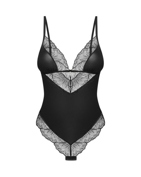 Body Obsessive Lobellis czarne z koronką XS/S Obsessive