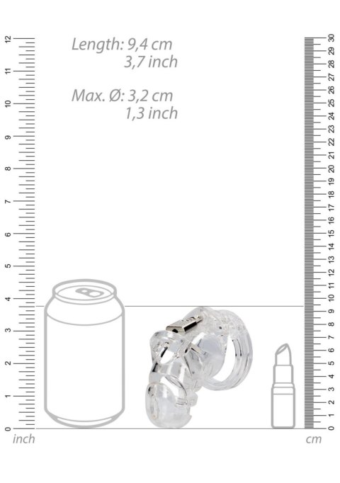 Klatka cnoty ManCage transparentna 9 cm ManCage