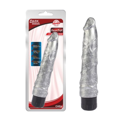 Realistyczny wibrator Pleasure Ranger srebrny DarkMuscle 22,5 cm DarkMuscle