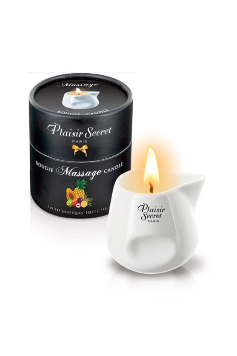 Świeca do masażu egzotyczne owoce Plaisir Secret 80ml Plaisir Secret