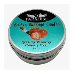 Świeca do masażu erotycznego iskrząca truskawkowa 5th Paradise 30ml 5th Paradise