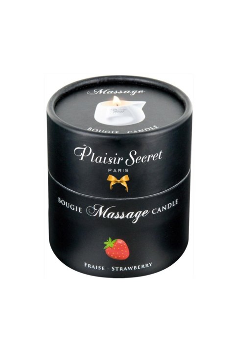 Świeca do masażu truskawkowa Plaisir Secret 80ml Plaisir Secret