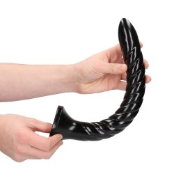 Wąż analny spiralny Ouch! 30 cm czarny Ouch!