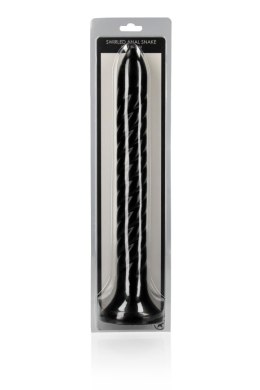 Wąż analny spiralny Ouch! 30 cm czarny Ouch!