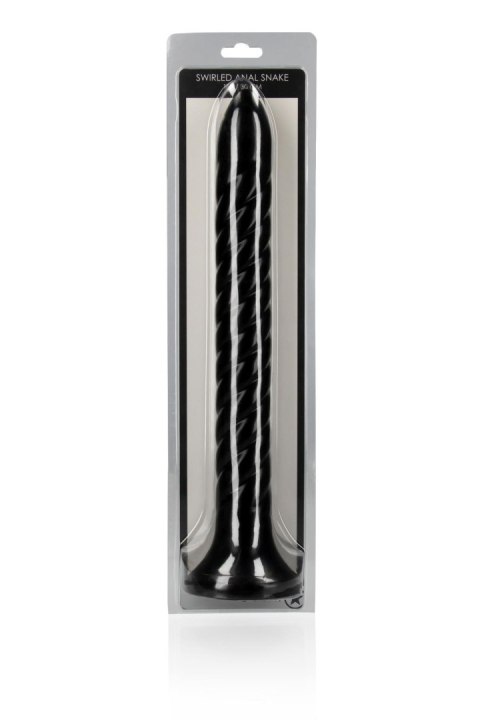 Wąż analny spiralny Ouch! 30 cm czarny Ouch!