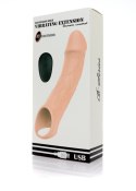 Wibrująca przedłużka silikonowa B-Series Magic USB 10 funkcji B - Series Magic