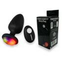 Wibrujący korek analny zdalny Power Escorts czarny silikonowy USB 10 cm Power Escorts