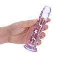 Żelowe przezroczyste dildo realistyczne z przyssawką RealRock 14,5 cm RealRock