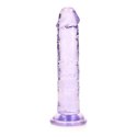 Żelowe przezroczyste dildo realistyczne z przyssawką RealRock 14,5 cm RealRock